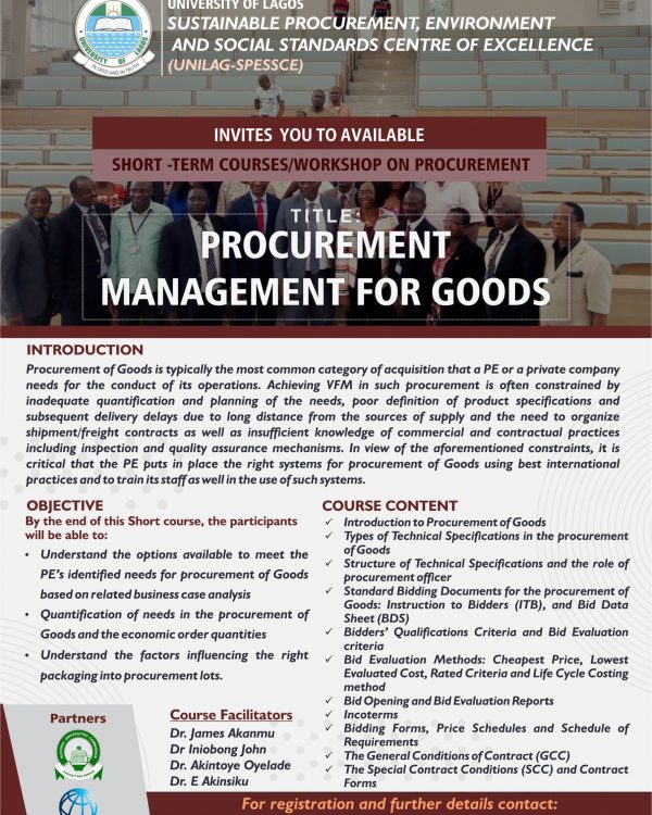 Procurement Management for Goods
